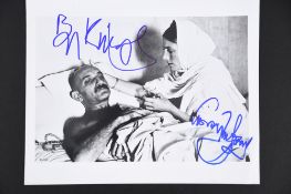 BEN KINGSLEY & GERALDINE JAMES Original signatures
