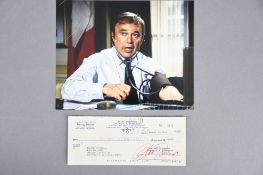 BLAKE EDWARDS & HERBERT LOM Original signatures