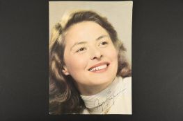 INGRID BERGMAN Original signature