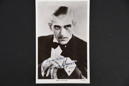 BORIS KARLOFF Original signature