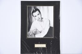 CLARE BLOOM Original signature