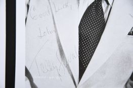 TELLY SAVALAS & RAYMOND BURR Original signatures