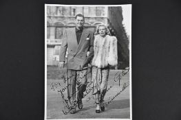 JOHNNY WEISMULLER & ARLENE GATES WEISMULLER Original signatures