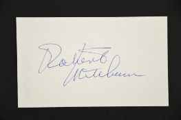 ROBERT MITCHUM Original signature