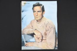 PETER FINCH Original signature