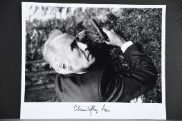 CHRISTOPHER LEE Original signature