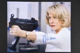HELEN MIRREN Original signature