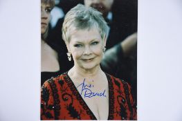 JUDI DENCH Original signature