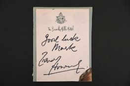 TREVOR HOWARD Original signature