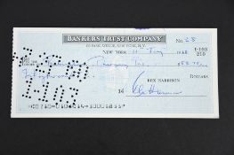 REX HARRISON Original signature