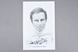 CHARLTON HESTON Original signature