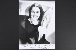 OLIVIA de HAVILLAND Original signature