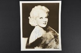MAE WEST Original signature