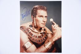 CHARLTON HESTON Original signature