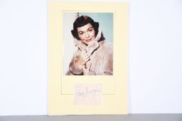 JANE WYMAN Original signature