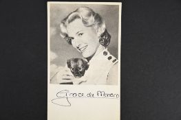 GRACE KELLY Original signature