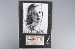 JUNE ALLYSON Original signature