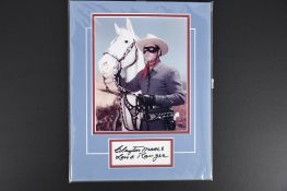 LONE RANGER; CLAYTON MOORE Original signature