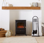 1850W Small Black Stove Heater