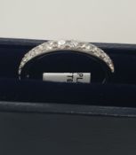 Diamond Eternity Ring Set In Platinum