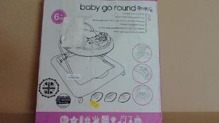 Jive Baby Go Round Red Kite Baby Walker - Customer Returns