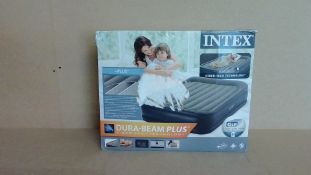 Intex Bura Beam Plus Double Blow Up Bed - Customer Returns