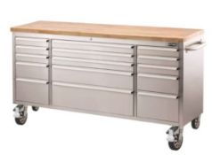 1x Ultimate Storage 72” Ultimate Tool Trolley (UWT072) RRP £700. Overall Dimensions With Handles (