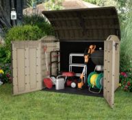 (R3F) 1x Keter Store It Out Ultra RRP £325. New, Sealed Unit. (W177x D113x H134cm)