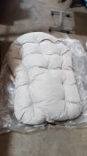 (R3F) 1x Large Grey Garden Cushion (125x80cm)