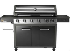 (R6D) 1x Fervor Australian Excellence Ranger 610 6 Burner Gas BBQ RRP £600. Dimensions 1056x442mm.