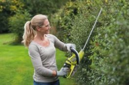 (R3F) 1x Ryobi Cordless Hedge Trimmer (No Battery Or Charger). Unit Is Clean, Appears As New