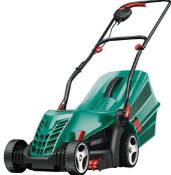 (R4G) 4x Lawnmower Items. 1x Bosch Rotak 34 13 Rotary. 1x Qualcast Smart 36V (No Battery. No Grass