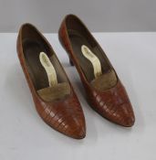 Pair of Vintage Ladies Ravne High Heel Shoes