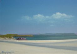 Ray Greenfield - (Died 2016) Coastal Scene. Oil on Board
