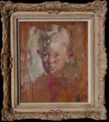 ATTRIBUTED to BERNARD FLEETWOOD WALKER RA (English 1893-1965), Portrait of a Young Boy, Oil Painting