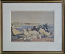 D Y CAMERON RA RSA (SCOTTISH 1865 - 1945), Coastal Inlet, Water Colour Painting