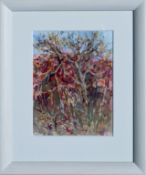 COPSE, Mixed Media, Framed, Indistinctly signed