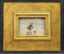 SCOTTISH SCHOOL (19th/20th Century), By the Sea, unsigned Oil Painting