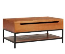 (R16) 1x Phoenix Lift Coffee Table RRP £150. (H45/56 x W110 x D60cm)