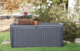 (R10K) 1x Keter Sumatra 511L Storage Box RRP £100. (H)64 x (W)145 x (D)73cm