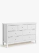 P002954340 John Lewis & Partners Wilton 7 Drawer Chest, White