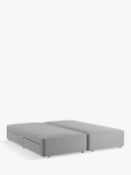 P003015410 John Lewis & Partners Pocket Sprung 2500 4 Drawer Storage, Super King Size Divan Base