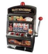 (R2B) 9 Items. 7x Lucky Slot One Arm Bandit (4x No Box) . 2x Lucky Slot 2 In 1 Coin Bank.