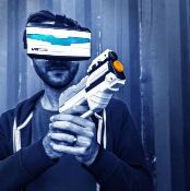 (R2D) 4x VR Real Feel Alien Blasters 3D Reality Simulator