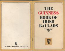 Original 45-Page 1980ês The Guinness Book of Irish Ballads –Sing With Me Now”.