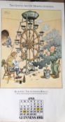 1981 Guinness Calendar Month Print John Ireland 