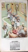 1981 Guinness Calendar Month Print John Ireland 