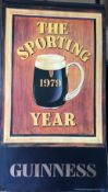 1979 Vintage Guinness Calendar Month Print – The Sporting Year –