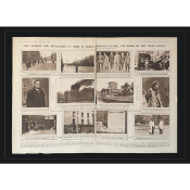 Free Staters and Republicans At Grips In Battle of Dublin Mounted Double Page