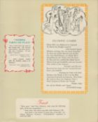 Genuine Double Sided Lithographed illustration 1937 Guinness 